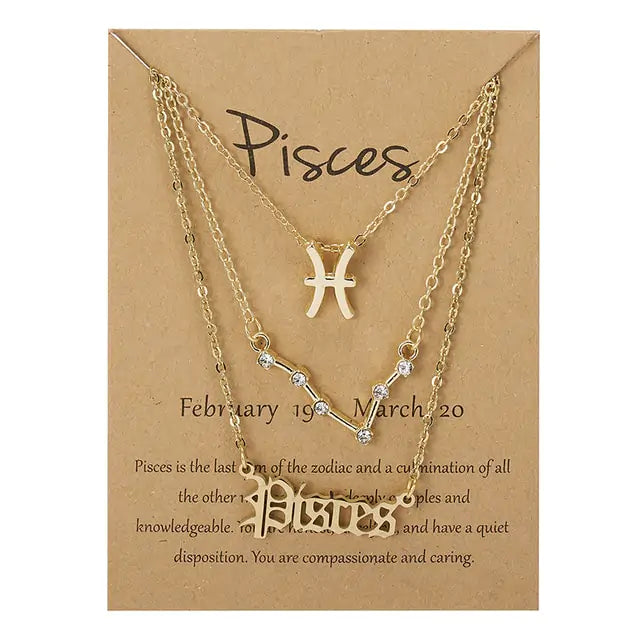 The Devori Jewelry Zodiac Sign Necklace