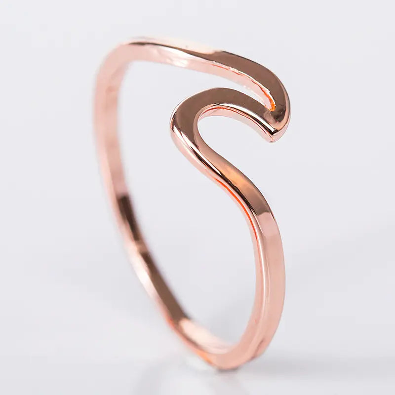 The Devori Jewelry Plain Wave Ring