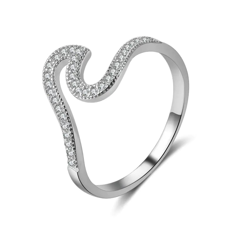 Devori Jewelry Diamond Wave Ring