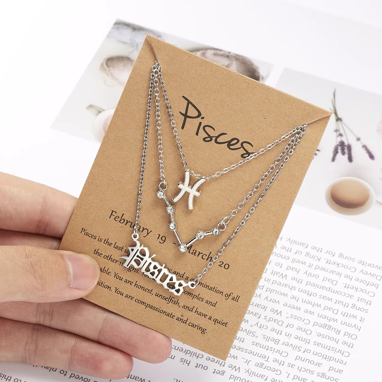 The Devori Jewelry Zodiac Sign Necklace