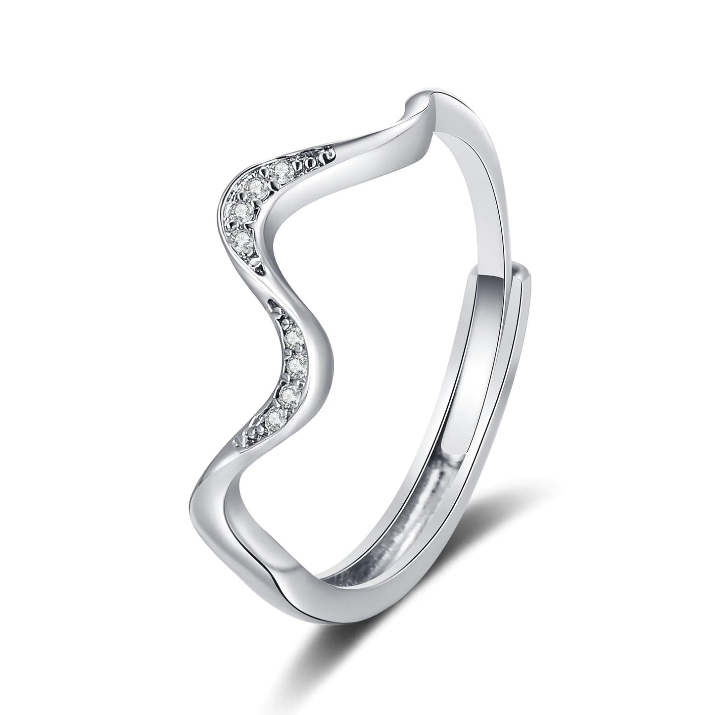 The Devori Jewlry Stack Wave Ring