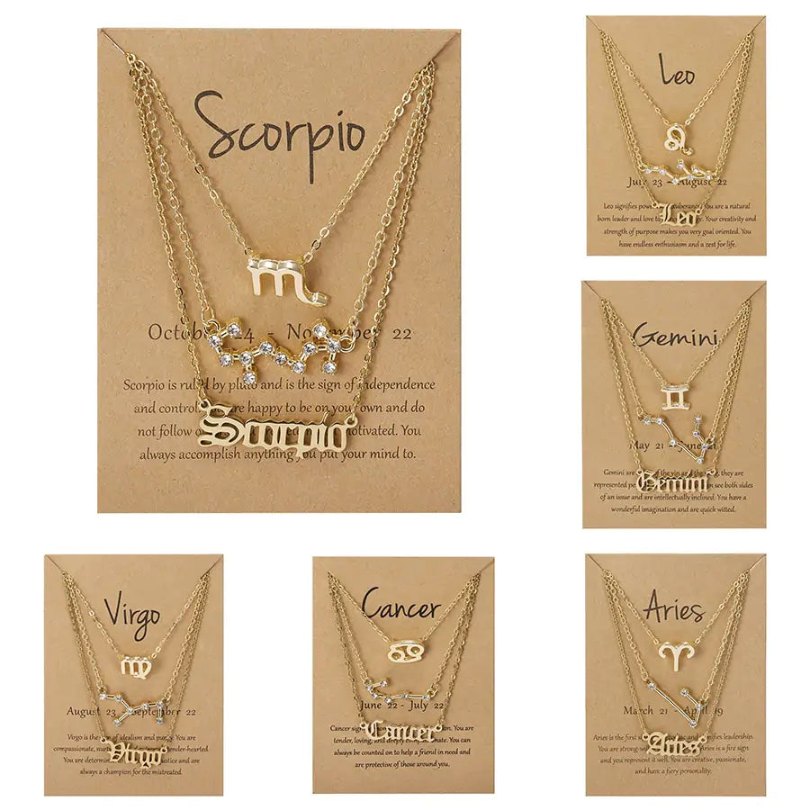 The Devori Jewelry Zodiac Sign Necklace