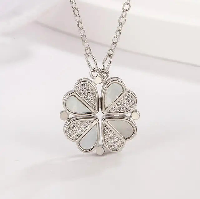 The Devori Jewelry Clover Heart Shape Necklace 🍀